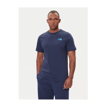 Tricou barbati  bleumarin - bumbac