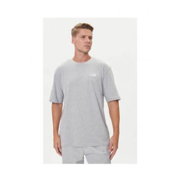 Tricou barbati -  gri - 100% bumbac -