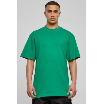 Tricou din bumbac cu decolteu la baza gatului
