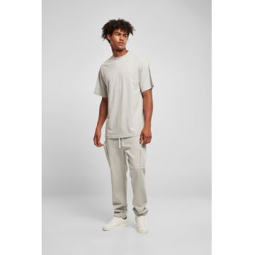 Tricou din bumbac cu decolteu la baza gatului