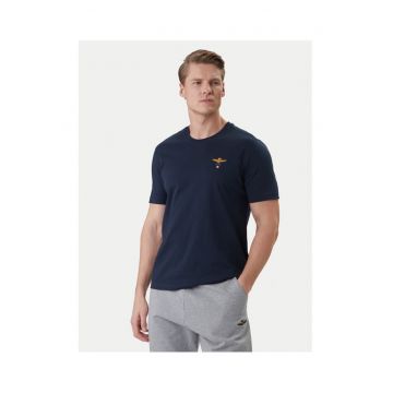 Tricou Pentru Barbati -  Casual - Bleumarin - Bumbac