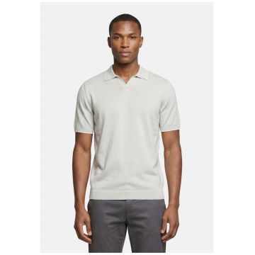Tricou polo cu croiala regular-fit - Gri deschis