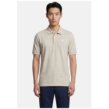 Tricou polo cu croiala slim-fit - Bej