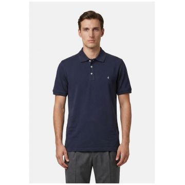 Tricou polo cu croiala slim-fit - Bleumarin