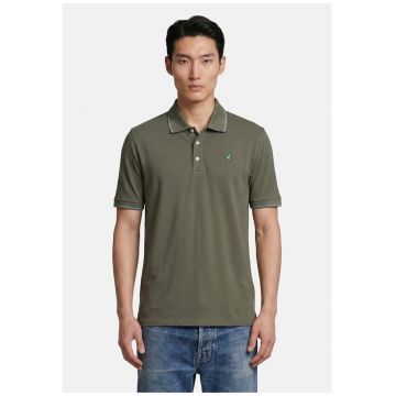 Tricou polo cu croiala slim-fit - Verde masliniu