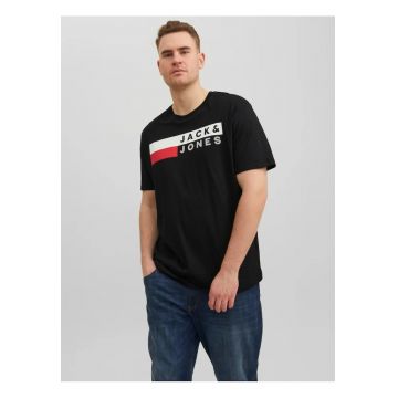 Tricou Regular Fit  Plus Negru - Negru