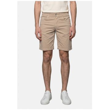 Blugi scurti cu model uni - Bej