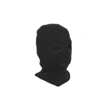 Cagula iarna trei gauri - one size - 31754 - Negru