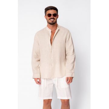 Camasa tip tunica 100% In Beige 22368 - Bej