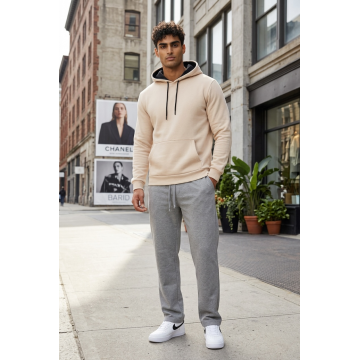 Hanorac barbati slim fit bej 13514