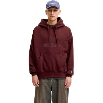 Hanorac JACK &JONES Frederiksberg Monogram Sweat Hood SN 63789 - Maro