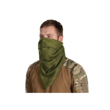 Masca de camuflaj personala -  poliester durabil - respirabil - olive - 190x90cm