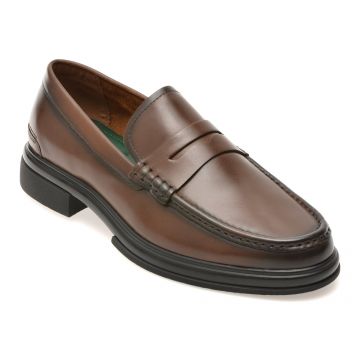 Mocasini eleganti ALDO maro, TUCKER 240, din piele naturala