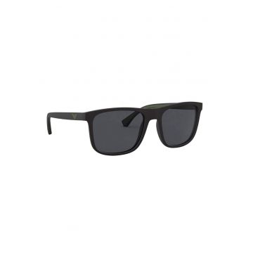 Ochelari de soare barbati -  Plastic - 56-19-142 - Negru