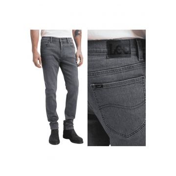 Pantaloni Barbati -  Luke - Croi: Slim Fit - Stil: Conici Inaltimea Taliei: Medie - Gri Inchis - Gri inchis