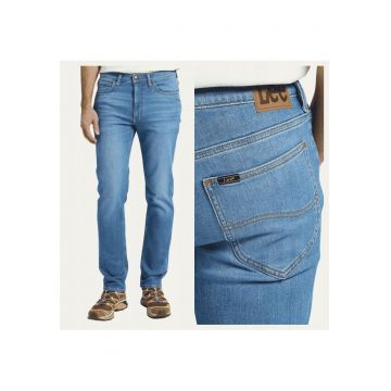Pantaloni Barbati -  Rider - 32/32 - Croi: Slim Fit - Stil: Conici / Ajustati - Inaltimea Taliei: Medie - Inchidere: Fermoar - Albastru
