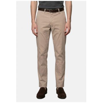Pantaloni chino cu buzunare oblice - Bej