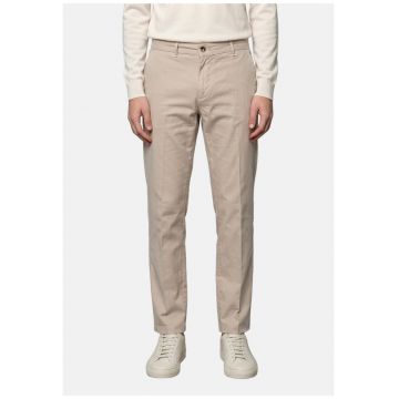 Pantaloni chino din in - Bej