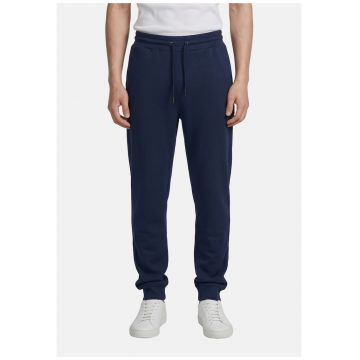 Pantaloni de trening cu buzunare laterale si snur - Bleumarin