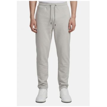 Pantaloni de trening cu talie medie si snur - Gri deschis