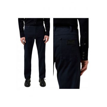 Pantaloni Jeans -  Greensboro - Croi Straight Fit - Stil Drept - Inchidere Albastru Inchis - Albastru inchis