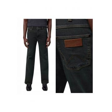 Pantaloni Jeans -  Loose Boot - Marime 34/32 - Croi Loose Fit - Stil Lejer - Inaltimea Taliei Medie - Pantaloni Evazati - Albastru