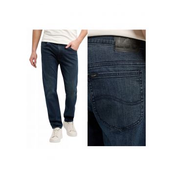 Pantaloni Jeans -  Rider - Croi Slim Fit - Stil Inaltimea Taliei Inalta - Albastru - Albastru