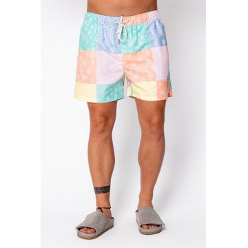 Pantaloni scurti de baie Square Pal Color 22431 - Multicolor