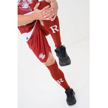 Pantaloni scurti pentru fotbal Kombat Ryder '26-27 - Visiniu inchis/Alb optic