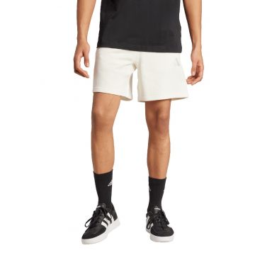 Pantaloni scurti regular-fit din bumbac - Alb murdar