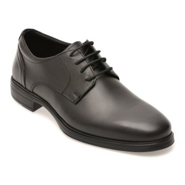 Pantofi eleganti OTTER negri, E300, din piele naturala