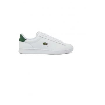 Pantofi sport barbati  Carnaby - piele naturala si piele intoarsa - alb si verde - design minimalist