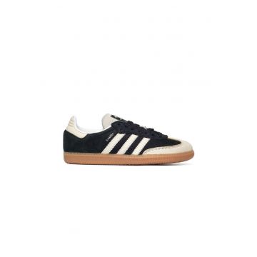 Pantofi sport negri din piele naturala pentru barbati - Negru