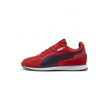 Pantofi sport Softride St Miler cu garnituri de piele intoarsa - Rosu/Albastru ultramarin