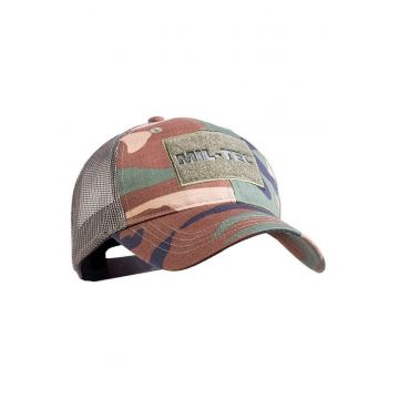 Sapca baseball  Trucker - ajustabila - plasa - US Woodland