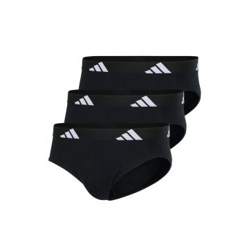 Set de chiloti cu talie joasa Active Flex - 3 perechi - Negru