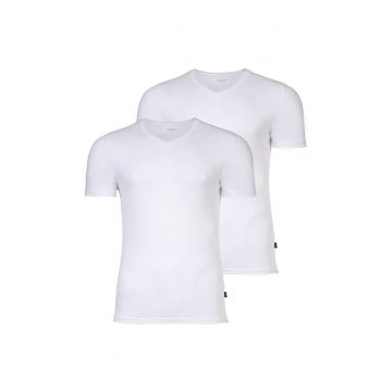 Set de tricouri slim fit - 2 piese - Alb