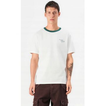 Tricou barbati -  Ringer Tee - alb - bumbac - maneca scurta