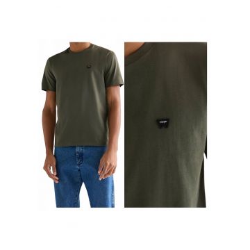 Tricou Barbati -  Sign Off - XL INTL - Verde - Bumbac - Design Clasic Casual - Ideal Pentru Uz Zilnic - Material Premium Confortabil - Maneca Scurta - Croiala Regular Fit