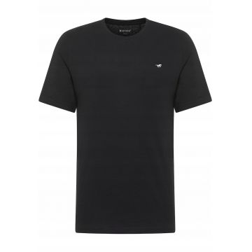 Tricou Barbati -  Style Alex - Marime 6XL - Negru - Regular Fit - Bumbac - Design Clasic Casual - Maneca Scurta - Ideal Pentru Uz Zilnic