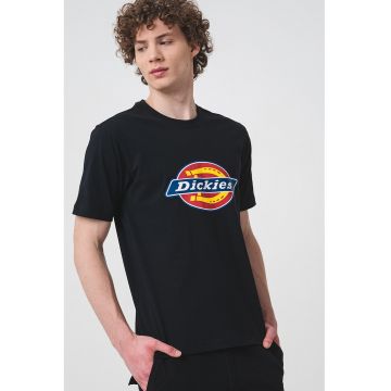 Tricou cu logo - din bumbac - Rosu/Negru/Bleumarin