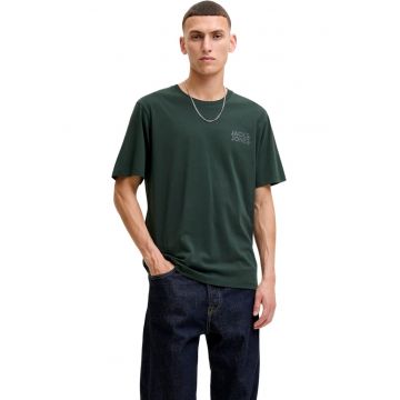 Tricou JACK &JONES Corp Logo Small Print 63755 - Kaki