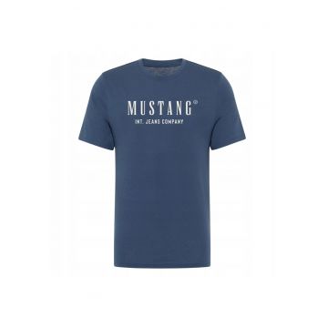 Tricou Pentru Barbati -  Albastru - Bumbac - Croiala Regular - Albastru