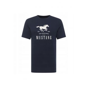 Tricou Pentru Barbati -  Albastru - Bumbac - Regular fit - Albastru