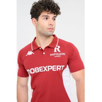 Tricou pentru fotbal Minditti - Visiniu/Alb optic