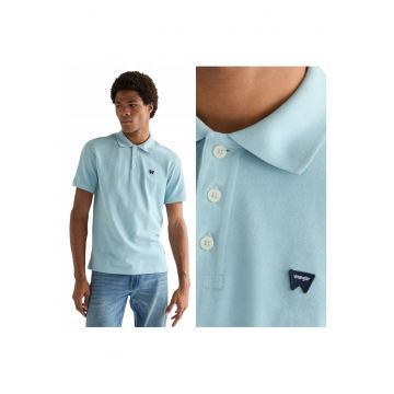 Tricou Polo Barbati -  Polo Shirt - Albastru - Bumbac - Design Clasic Casual - Ideal Pentru Uz Zilnic - Material Premium Confortabil - Inchidere Cu Nasturi - Croiala Regular Fit - Albastru