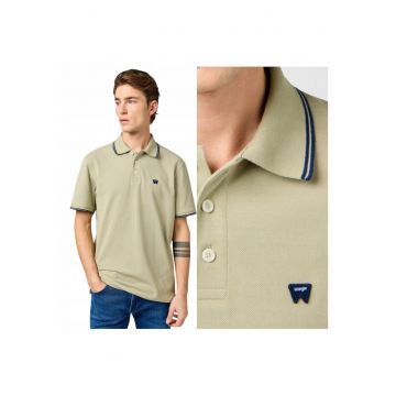 Tricou Polo Barbati -  Polo Shirt - Verde - Regular Fit - Bumbac - Design Clasic Casual - Maneca Scurta - Ideal Pentru Uz Zilnic - Verde