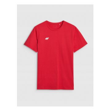 Tricou polo barbati  rosu - bumbac - croiala obisnuita - guler clasic cu 3 nasturi