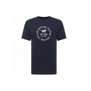 Tricou regular fit - din bumbac - albastru - Albastru