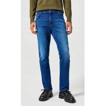 Blugi barbatesti  Texas Slim - albastru inchis - elastici - din bumbac